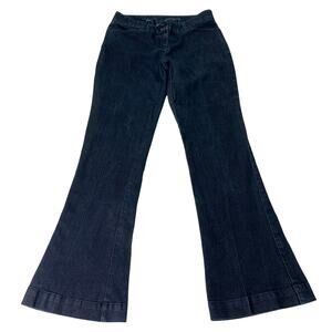 The Limited Denim Ladies Sz 4R Fit & Flare 678 Dark Wash Flared Denim Jeans